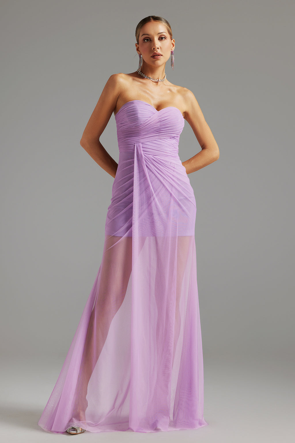 Denisee Purple Dress