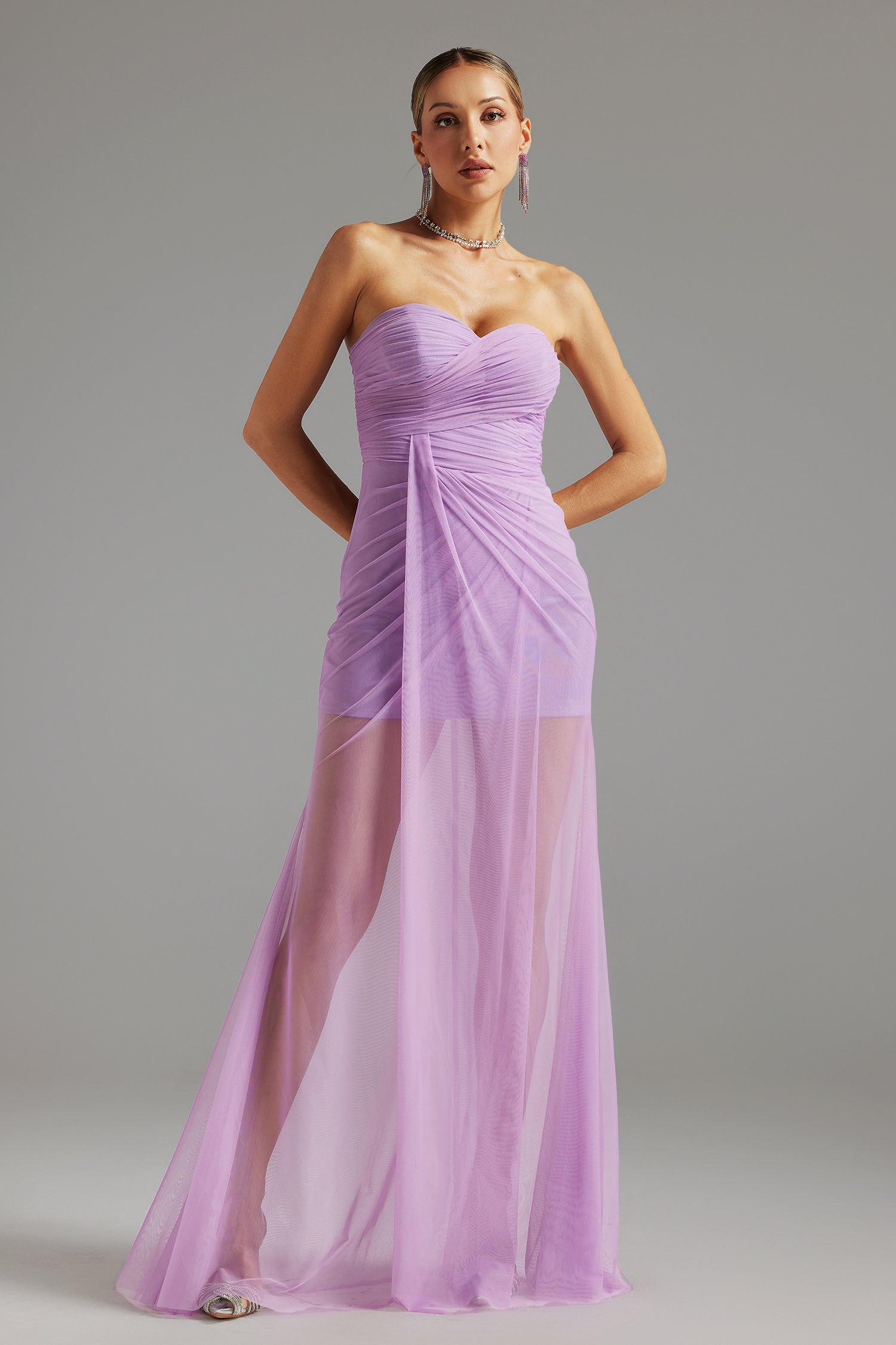 Denisee Purple Dress