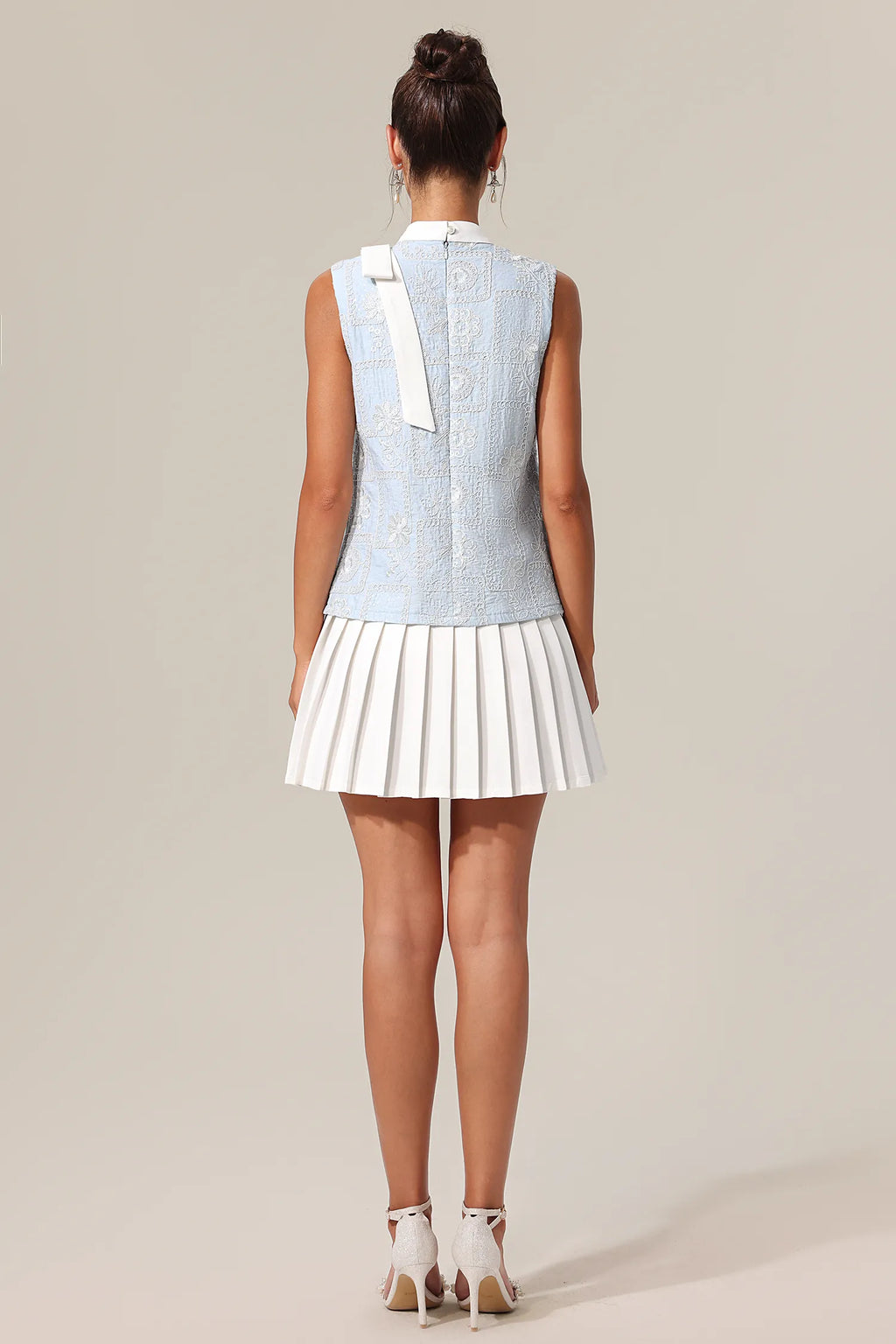 Camila Blue and White