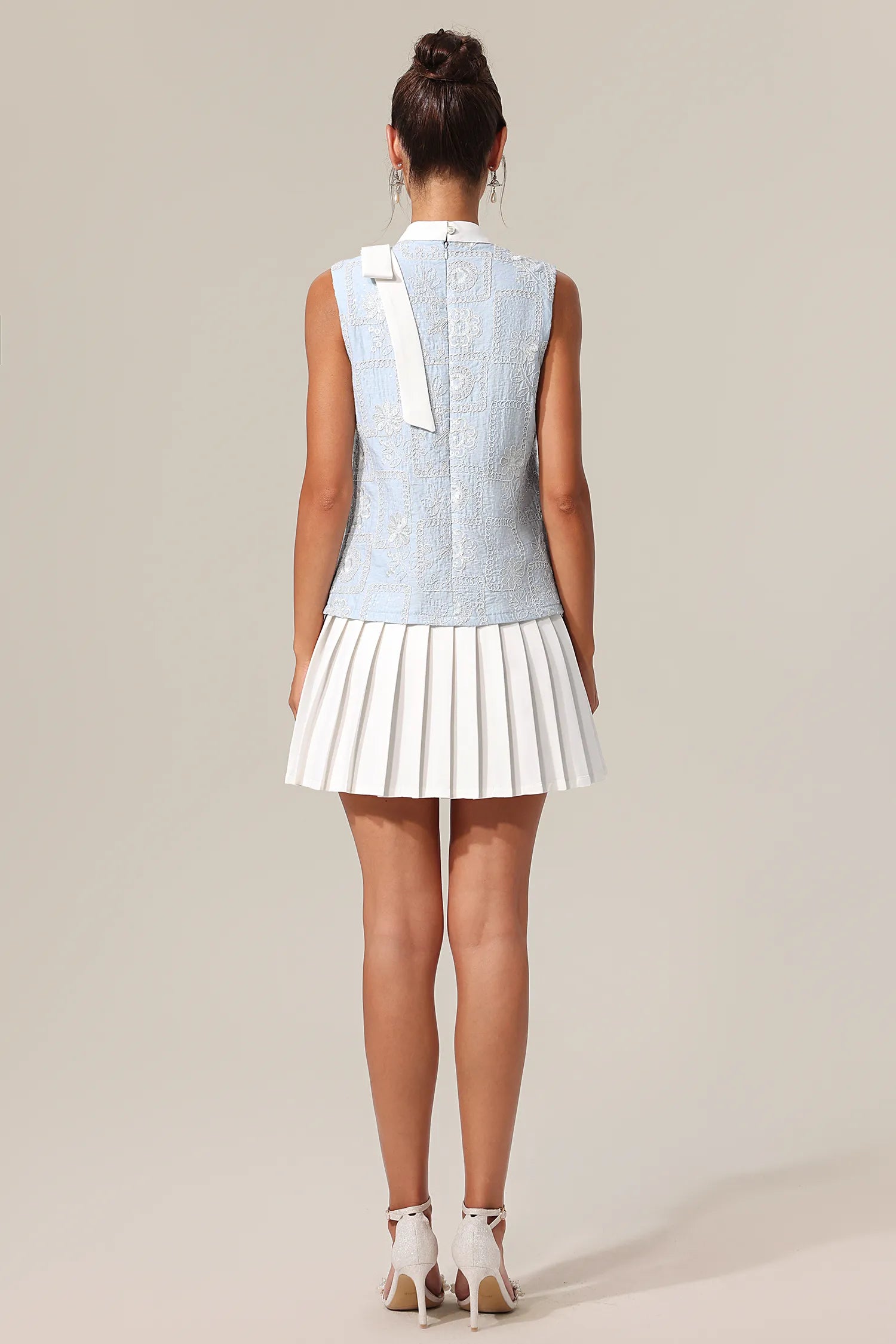 Camila Blue and White