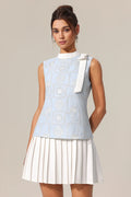 Camila Blue and White