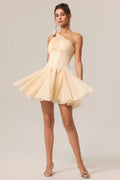 Flower Mini Dress