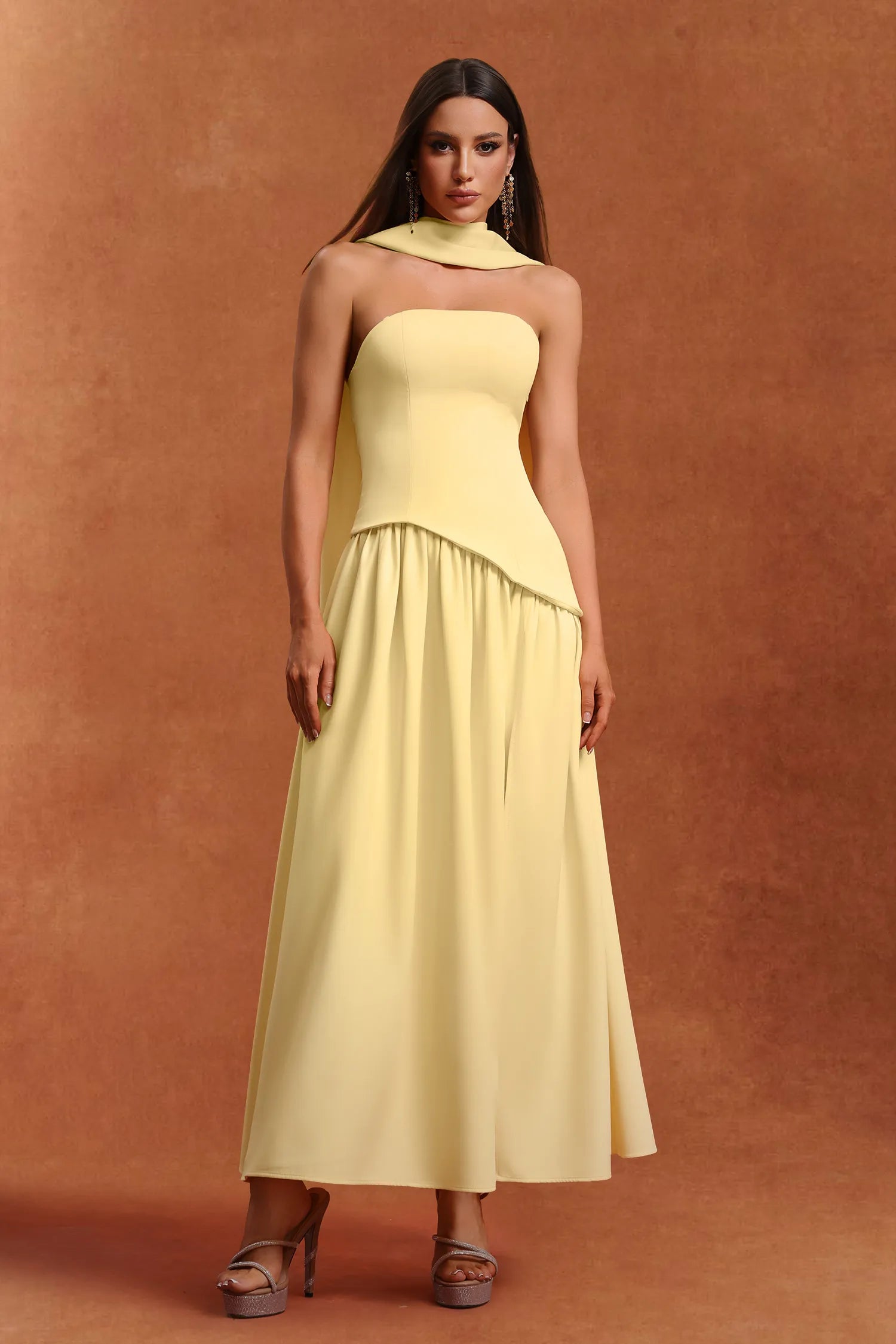Chantall Yellow Dress