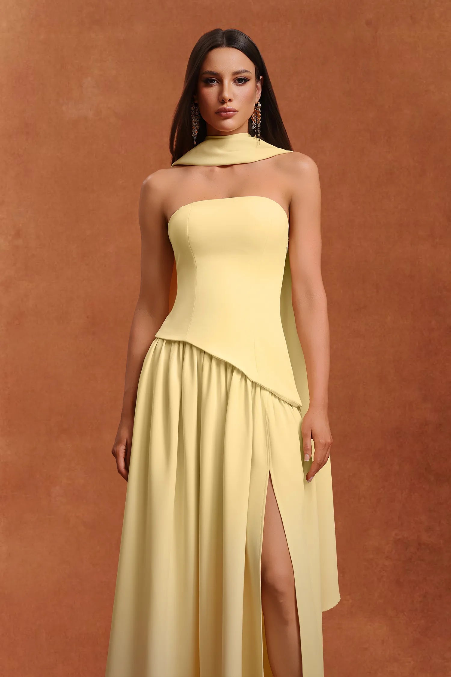 Chantall Yellow Dress