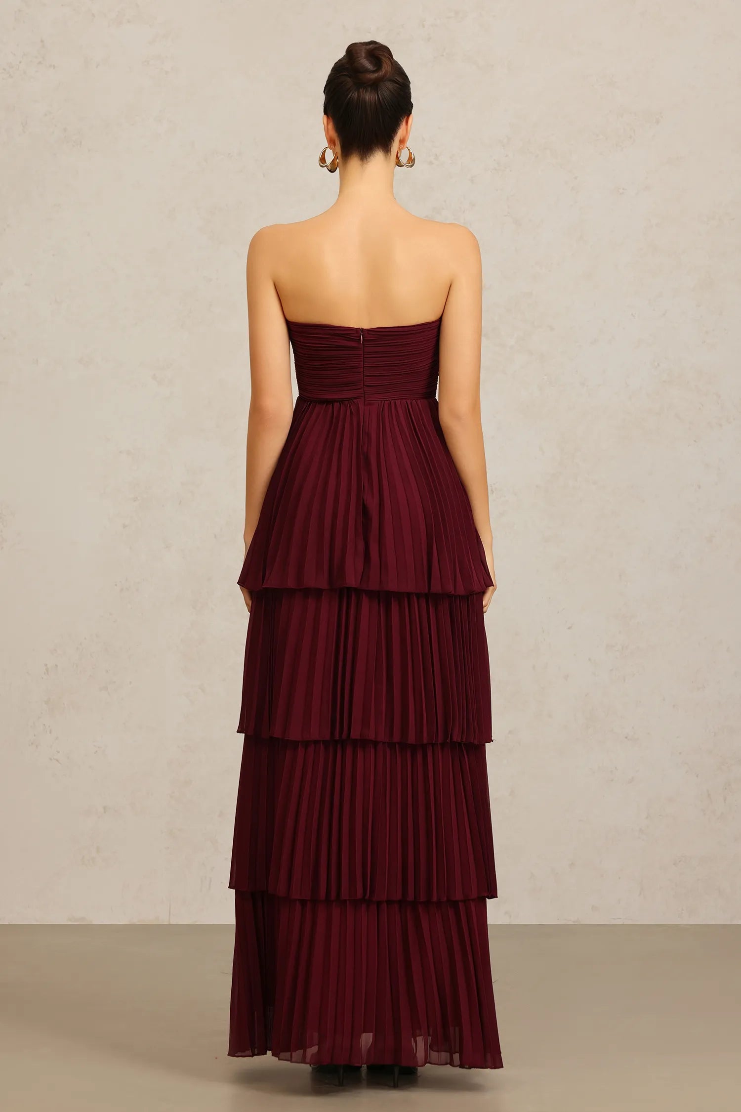 Burgundy Royale Dress