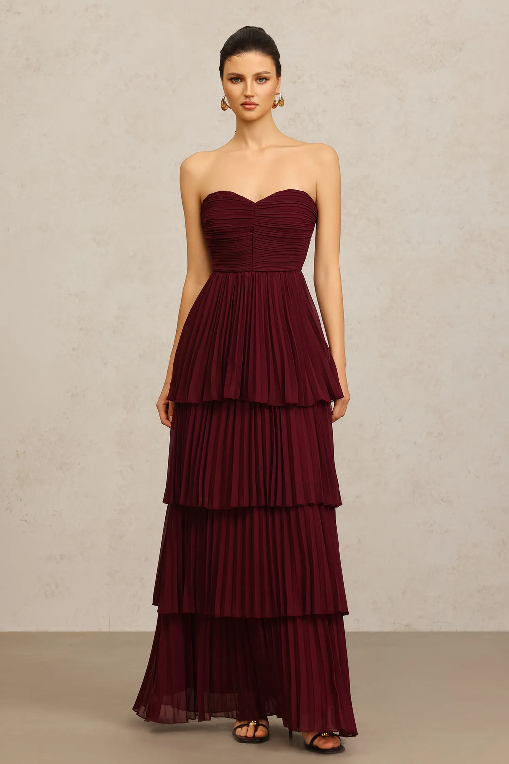 Burgundy Royale Dress