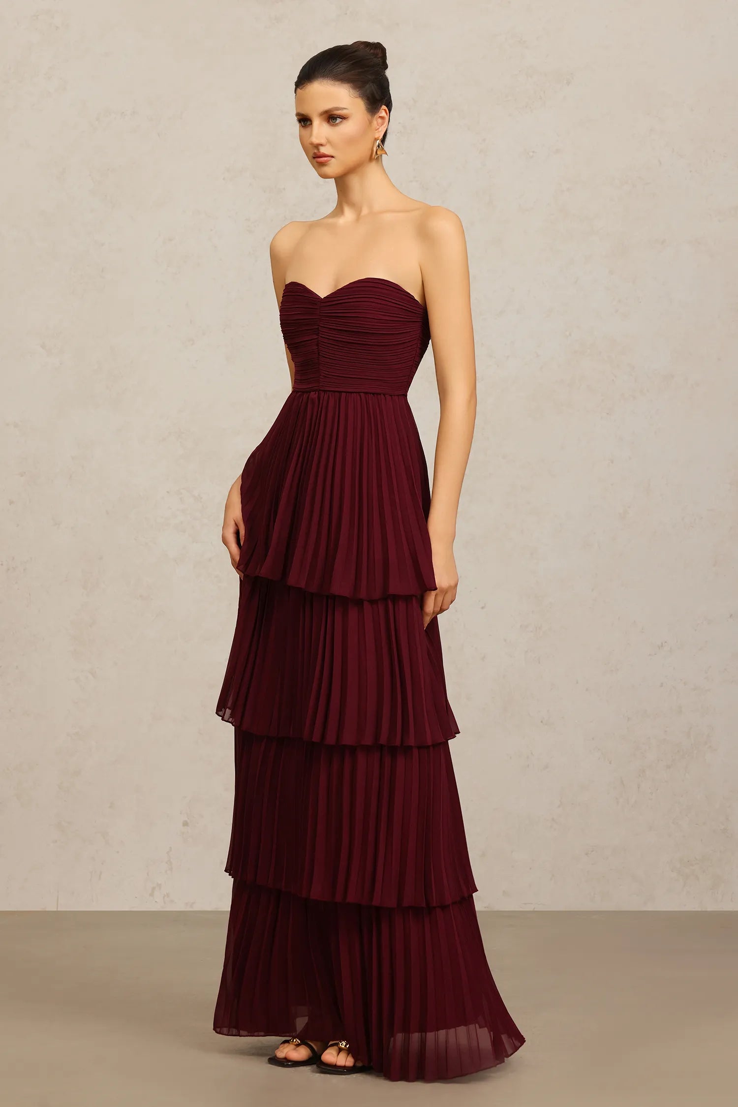 Burgundy Royale Dress