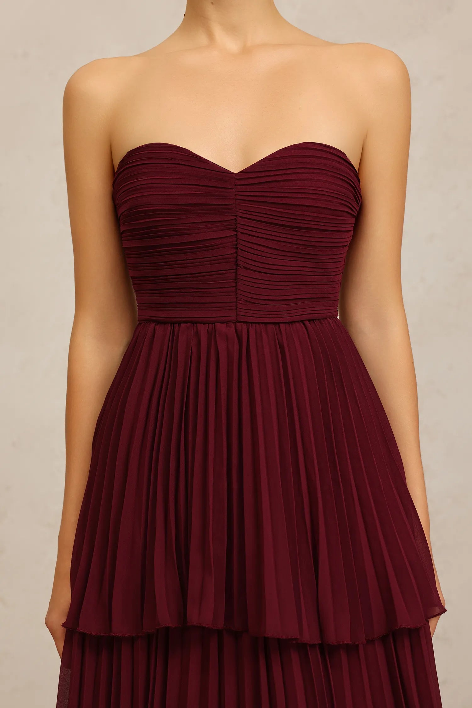 Burgundy Royale Dress