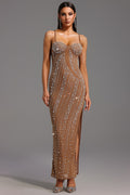 Brown Diamonds Dress