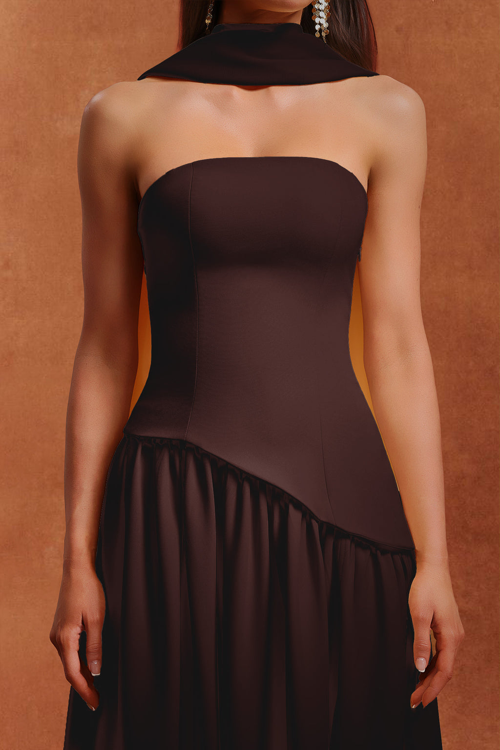 Chantall Brown Dress