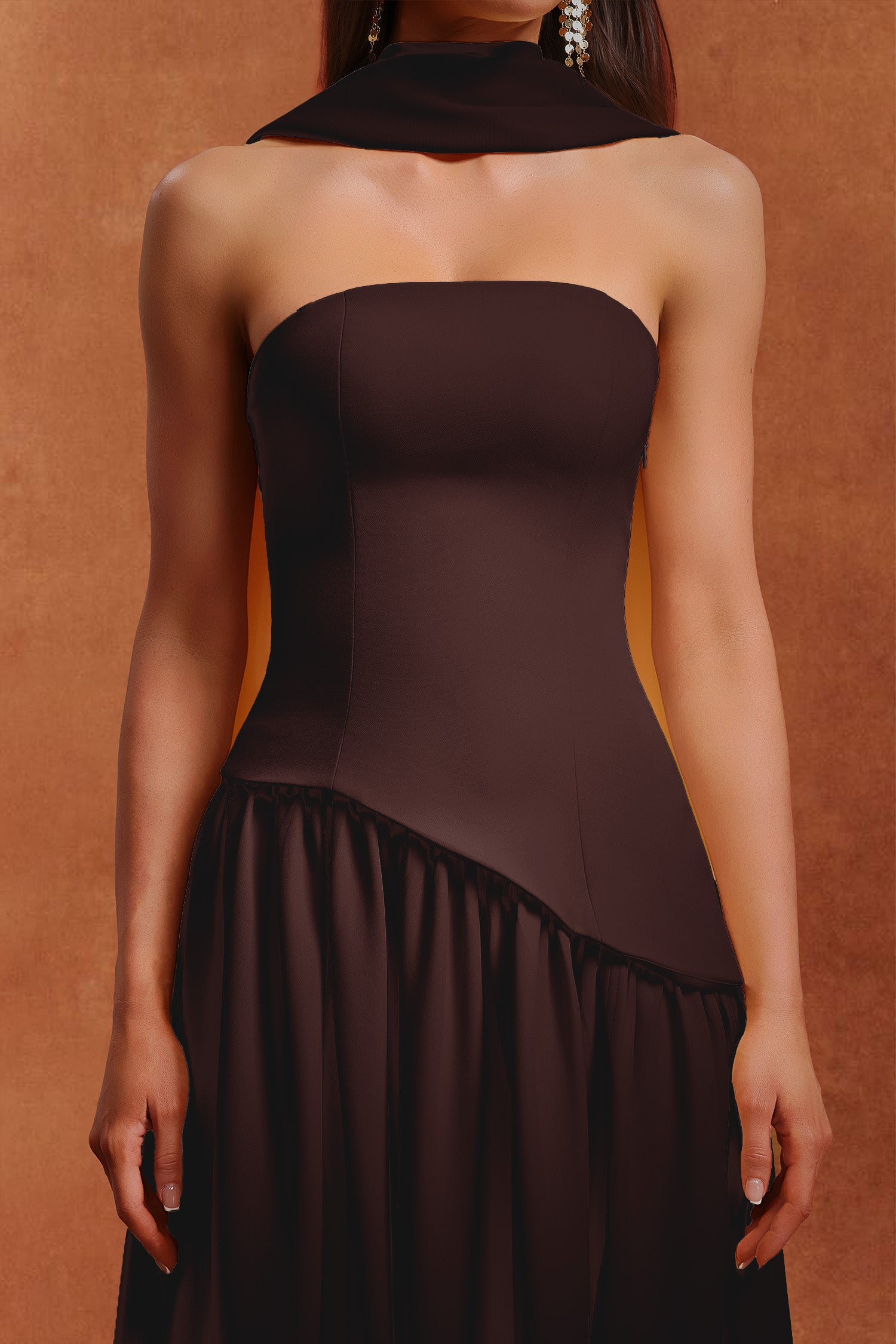 Chantall Brown Dress