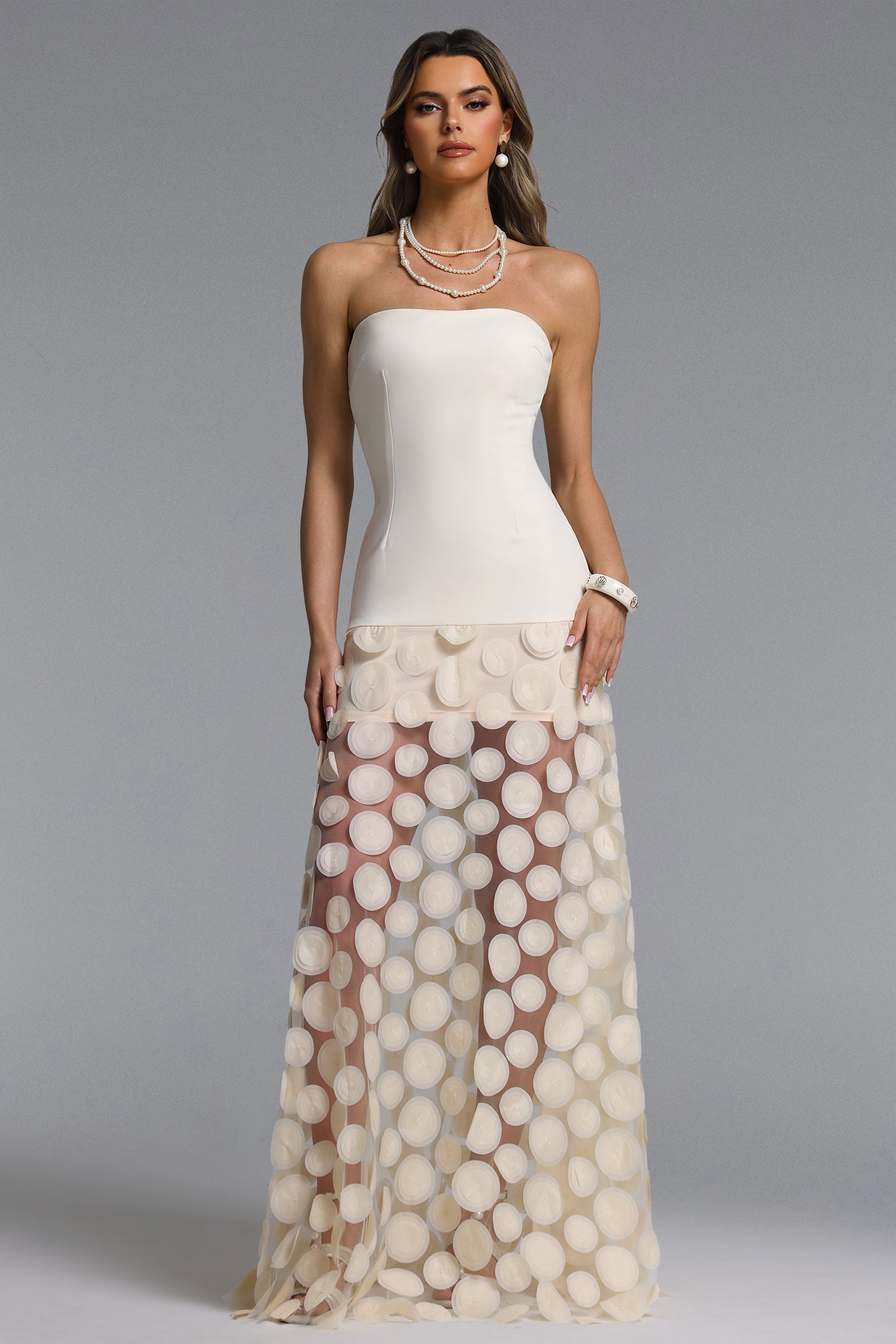 Beige Maxi Dress