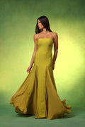 Eva olive Dress