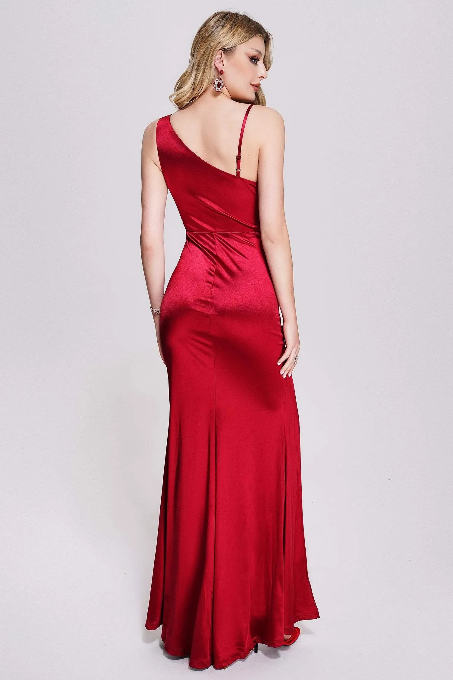Red Satin Cutout